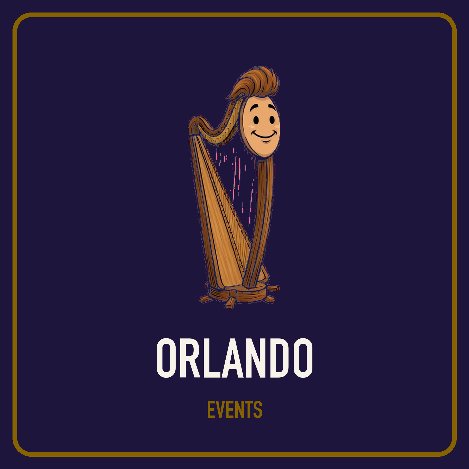Orlando fridge and car magnet